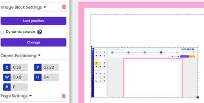 object positioning