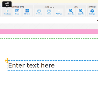 Designing your mail, Adding your own text-image1